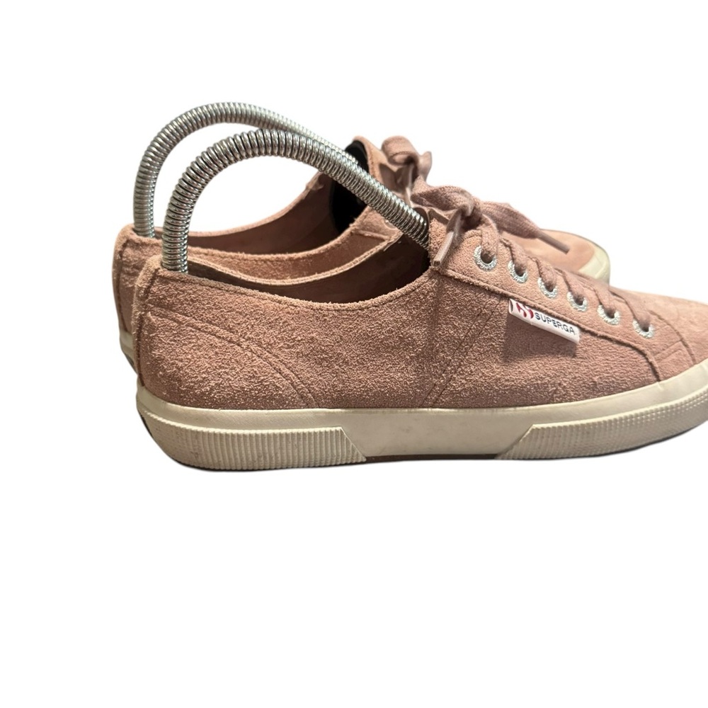 Superga 2750 Suede Sneakers Dusty Rose Pink Woman’s‎ Sneakers Sz 7.5 Low Top - Picture 4 of 14